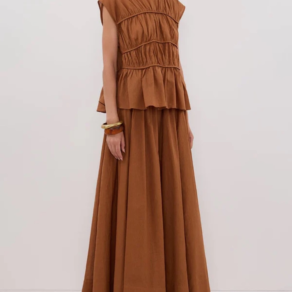 DISSH Brown Maxi Skirt